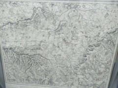 Large Framed Ordnance Survey Map – Oxford & Reading – 79cm x 69xm