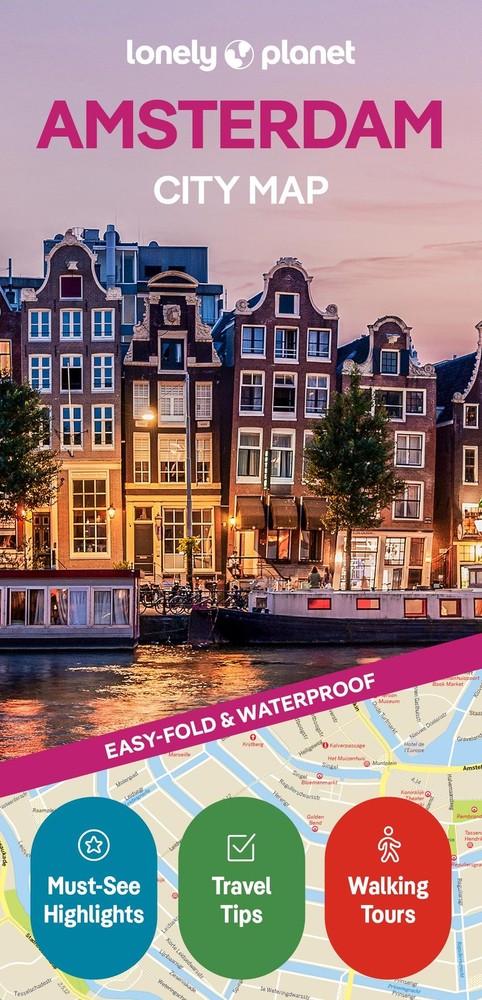 Lonely Planet Amsterdam City Map: Durable, Waterproof, Easy-Fold Planning…