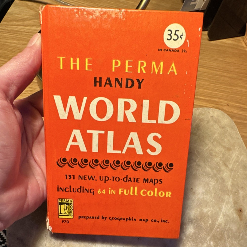 Permabooks The Perma Handy World Atlas First Edition 1950 Alexander Gross