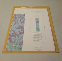 USGS Geologic Map Noble Quadrangle, Eastern Kentucky w/Original Sleeve 1978