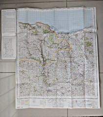 Minehead Ordnance Survey One Inch Map Sheet 164 1966 Folding Paper