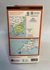 Ordnance Survey Explorer Map 103 The Lizard, Falmouth & Helston Cornwall
