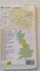 Ordnance Survey Outdoor Leisure Map 41. Forest of Bowland. 1996