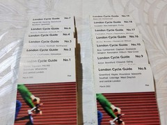 ❤️RARE UNUSED❤️ 13 LONDON 2002 CYCLE GUIDE No 1 2 3 4 6 7 8 9 10 16 17 18 19 ❤️