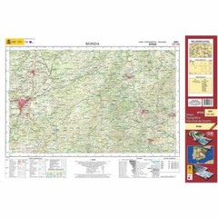 Spain map 1051: Ronda (15-44) hiking walking topographic 1:50K