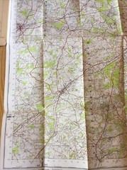 1947 Ordnance Survey One Inch Popular Edition Map 169 Aldershot (incl Farnham )