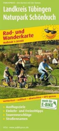 Freytag-Berndt Landkreis Tübingen – Nature Park Schönbook (Map) (UK IMPORT)