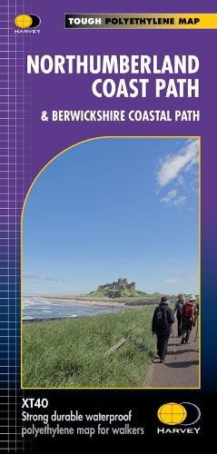 Harvey Maps Northumberland Coast Path (Map) XT40 Trail map (UK IMPORT)