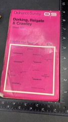 Historic Ordnance Survey Map Sheet 187 1:50 000 1974 1st Series Dorking Reigate
