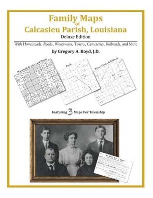 Family Maps of Calcasieu Parish, Louisiana (Paperback or Softback)