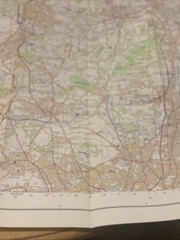 Ordnance Survey Luton & Hertford Map Sheet 166 1974 OS First Series 1:50,000