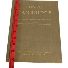 City Of Cambridge Map Showing Position Of Monuments Royal Commission England
