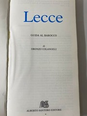 Vintage Guide Book & Tourist Map of Lecce, Italy – *In Italian*