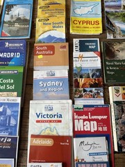 Job Lot Vintage road maps France Spain Australia Overseas x 31 Michelin