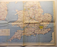 Horizon Holiday Motoring Map of UK 1:1250000 1987