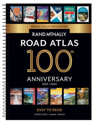 Rand McNally 2024 Midsize Easy to Read – 100th Anniversary Collector’s Edition