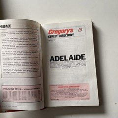 Adelaide Gregory’s Street Directory 31st Edition Softcover-1982-1983 Maps