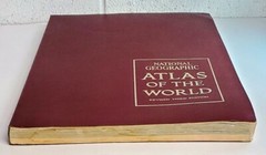 Vtg NATIONAL GEOGRAPHIC ATLAS OF THE WORLD 1970 Lg 13×19” Third Ed Washington DC