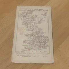 Ordnance Survey One Inch Map 51 Seventh Series Iona & Colonsay 1956 OS