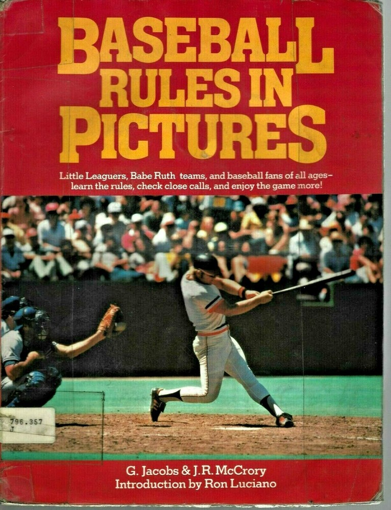 Baseball Rules in Pictures by McCrory, J.R. Paperback Book
