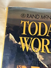 Today’s World : New World Atlas the Cartographers – Rand McNally (DJ, 1992, HC)