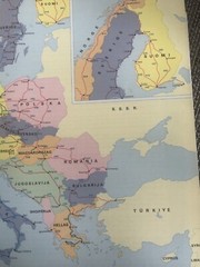 Philip’s Auto Atlas Europe Hardback George Philip & Son 1974 1st Edition 98 Page