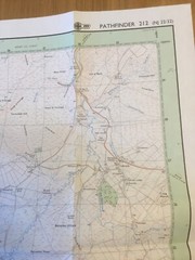1992 Ordnance Survey Pathfinder Map 212 NJ 22/32 Glenlivet (incl Cabrach )
