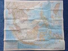 National Geographic Map of South East Asia. (1955).