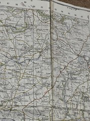 Vintage OS One Inch Map – Pembroke, Sheet 151, 1952, On Cloth – Ordnance