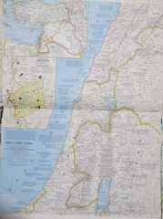 World Maps National Geographic Atlas Folio U.S,S,R. Israel China Lot 44