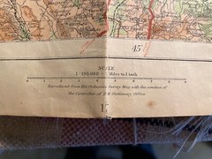 Ward , Lock & Co / W. & A.K. Johnston Motoring Map Of Hereford & Wye Valley Area