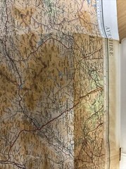 AYRSHIRE Bartholomew Half Inch Map 1972 Sheet 40 Kilmarnock Moffat