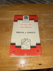 1953 Ordnance Survey One Inch Seventh Series Map 156 Bristol And Stroud