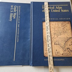 National Geographic Historical Atlas Of The U.S W/ Guide Maps To U.S. History