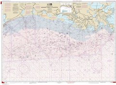 Mississippi River to Galveston (Oil & Gas Leasing Areas) | NOAA 1116A
