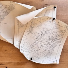 Vintage Ordinance Survey Maps St Margaret’s At Cliffe 1956 3 Sheets