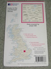 OS Ordnance Survey Landranger Map Sheet 141 Kettering & Corby – 2000