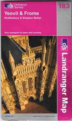 OS Map of Yeovil & Frome 1:50,000 Landranger series – Sheet 183