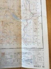 1963 Ordnance Survey One Inch Map 48 Loch Tay (incl Blair Atholl & Aberfeldy )