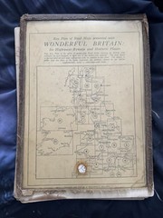 A 1930’s ‘Wonderful Britain’ Complete Map Collection In Original Canvas Case