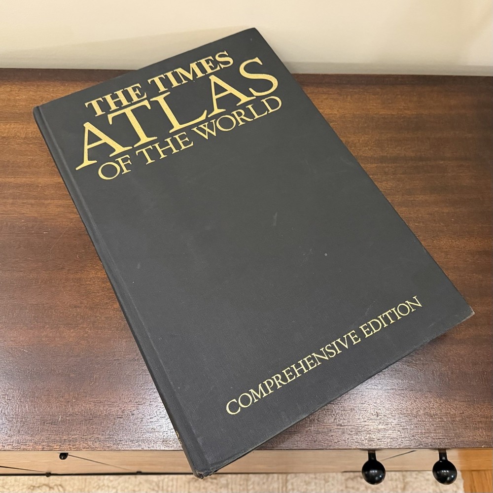 Vintage The Times Atlas of the World Comprehensive Edition Book 1983