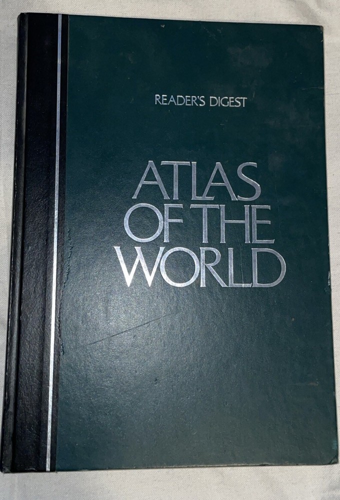 Readers Digest Atlas of the World – Rand McNally Maps – Hardback – 1989