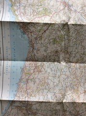 OS Ordnance Survey Landranger Map Sheet 193 Taunton to Lyme Regis, 1982list 264