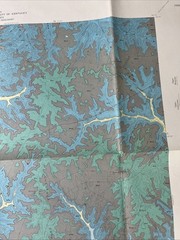 USGS Geologic Map Frogue Quadrangle Burkesville Cumberland Co. Kentucky 1967