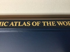 Vintage National Geographic Atlas of the World Revised Sixth Edition Hardback