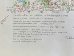 10 MI Geological Survey maps TRAVERSE CITY, EMPIRE, FRANKFORT, MANISTEE, MESICK