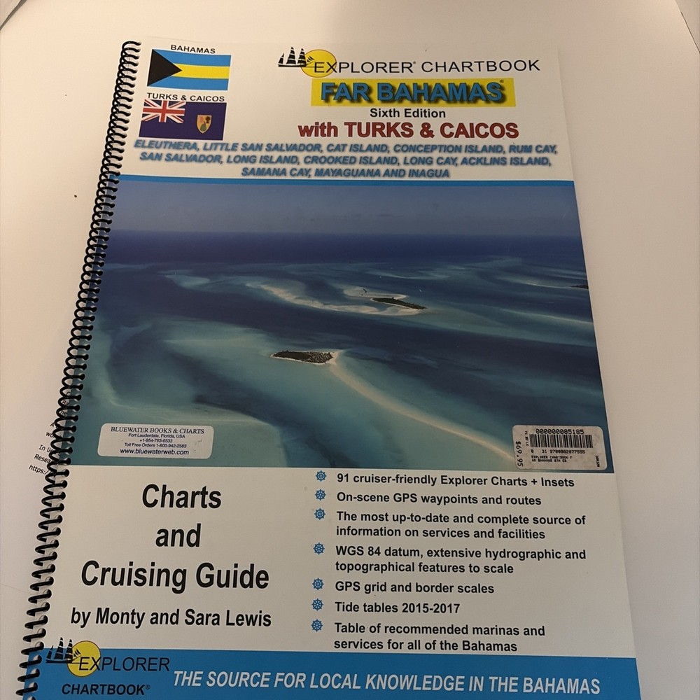 Explorer Chartbook Far Bahamas with Turks and Caicos 6th Edition