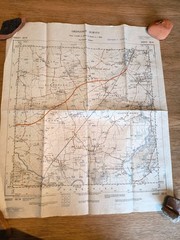 Ordinance Survey map sheet SE54GSGS 4627 Yorkshire First Edition 1956