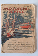 Motoring And Hiking Map Section B, W and AK Johnston