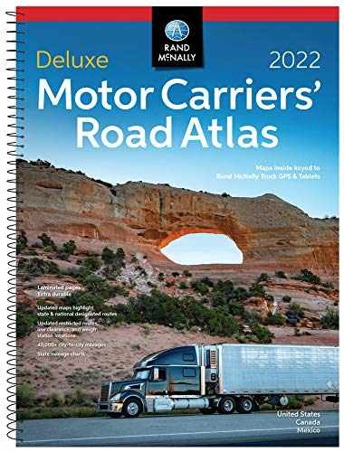 Rand McNally 2022 Deluxe Motor – Paperback, by Rand McNally – Acceptable n